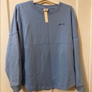 Nwt PINK varsity crewneck sweatshirt